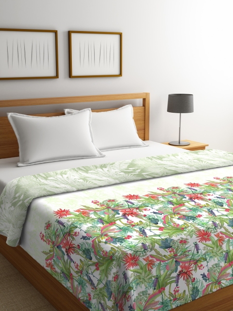 

Portico New York Multicoloured Floral AC Room 120 GSM Double Bed Comforter, Multi