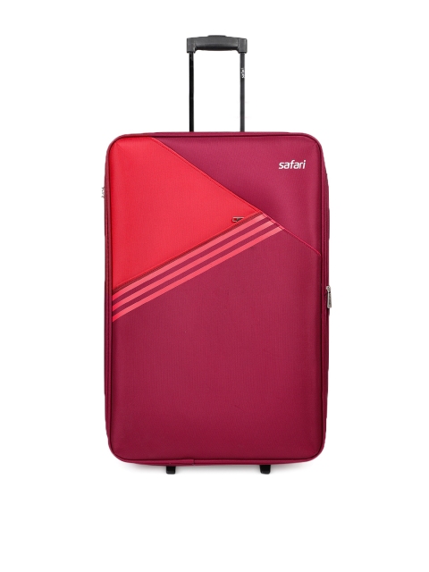 

Safari Unisex Angle Red 2 Wheel Large Soft Luggage Trolley