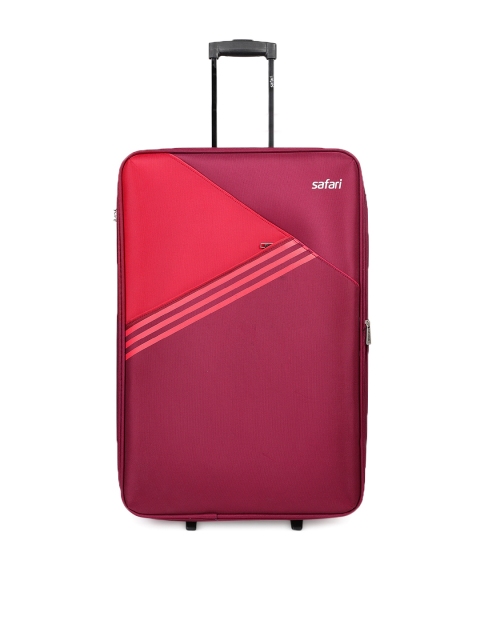 

Safari Unisex Angle Red Burgundy Medium Trolley Bag