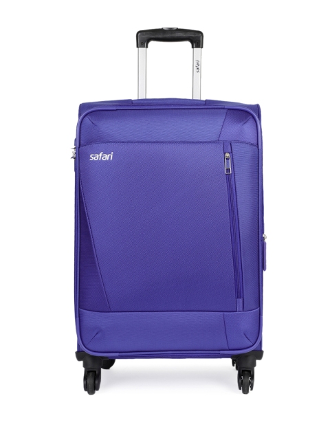 

Safari Unisex Blue Savage 4 Wheel Check-in Medium Soft Luggage Trolley
