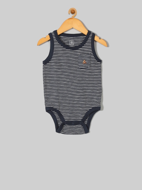 

GAP Baby Navy Blue Stripe Slub Tank Bodysuit