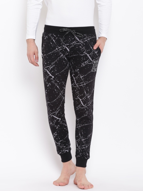 

Sweet Dreams Men Black & Grey Printed Joggers MP-147278