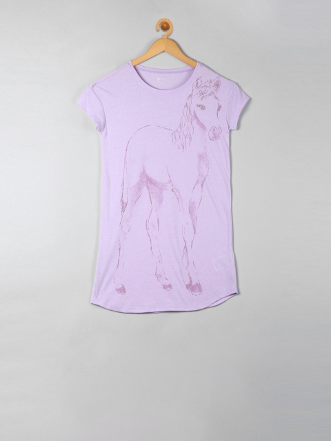 

GAP Girls Purple Graphic Dress