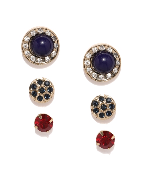 

justpeachy Gold-Toned Circular Studs