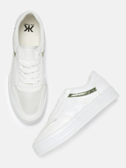 

Kook N Keech Women White Sneakers