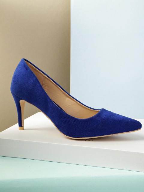 

DressBerry Women Blue Solid Pumps