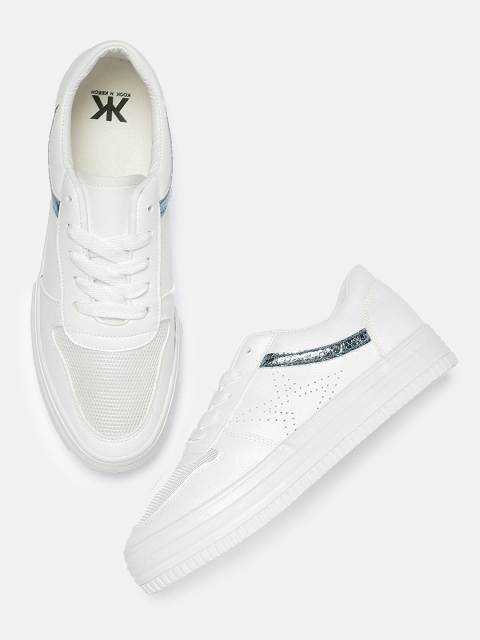 

Kook N Keech Women Off-White Sneakers