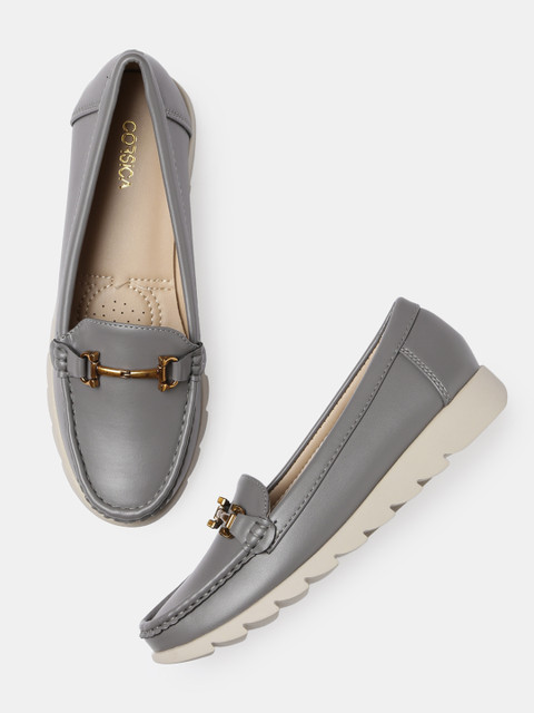 

CORSICA Women Grey Loafers