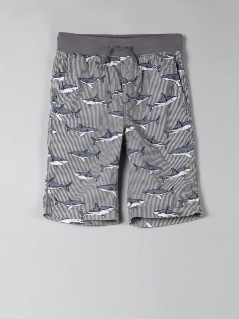 

GAP Boys Print Pull On Shorts, Grey
