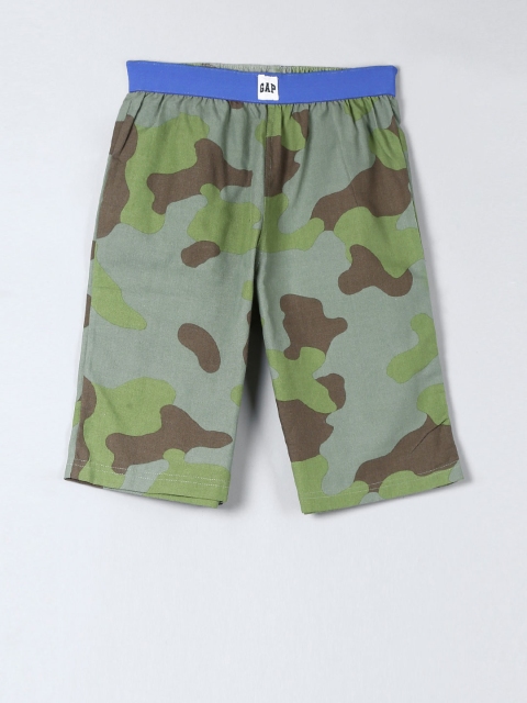 

GAP Boys Printed PJ Shorts, Green