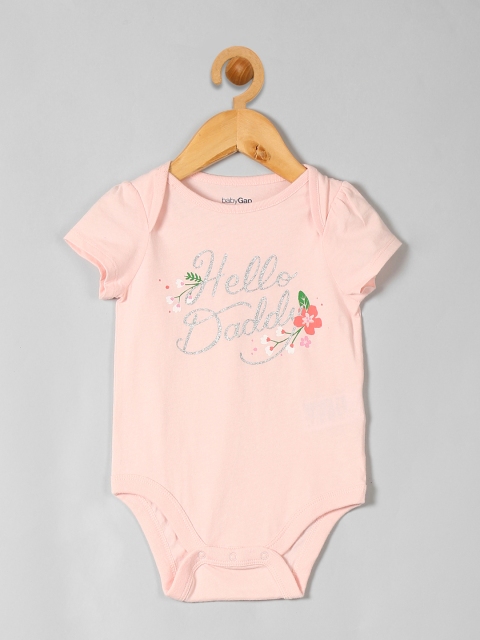 

GAP Girls Pink Embellished Family Graphic Bodysuit