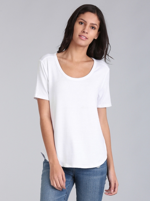 

GAP Women White Solid Top