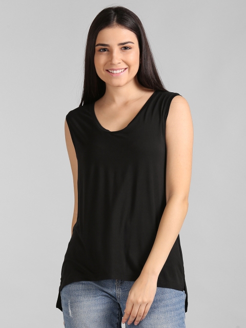 

GAP Women Black Pure Body Modal Muscle Tank