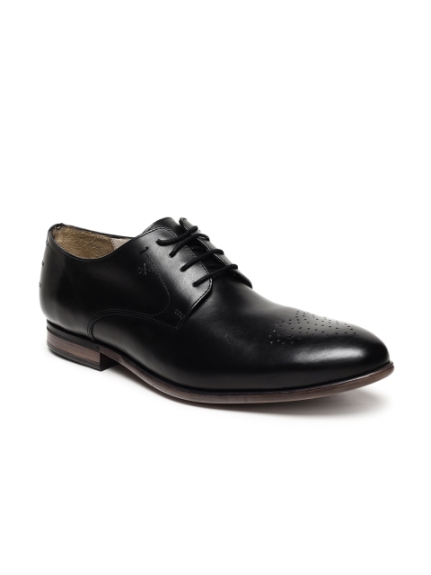 

Arrow Men Black Wilbur Leather Derbys