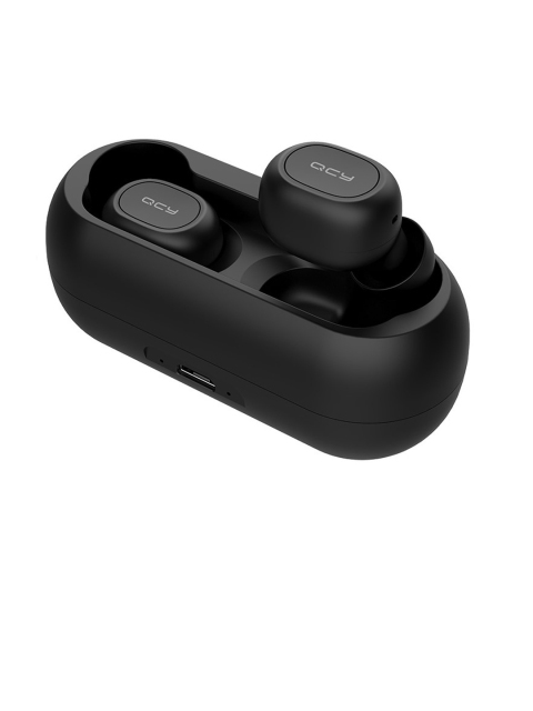 

QCY Unisex Black T1C True Wireless Bluetooth 5.0 Earbuds with deep bass