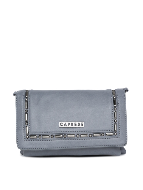 

Caprese Grey Solid Sling Bag