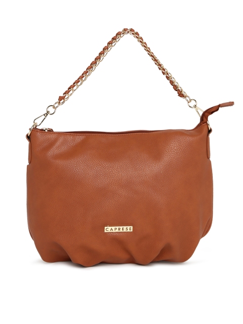 

Caprese Brown Solid Sling Bag