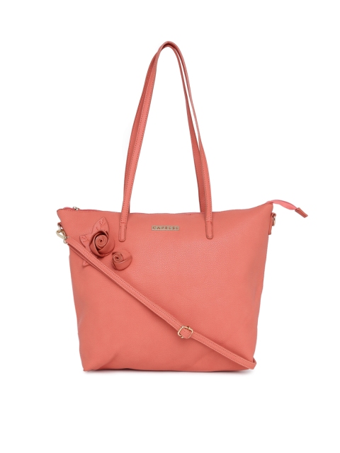 

Caprese Peach Solid Shoulder Bag