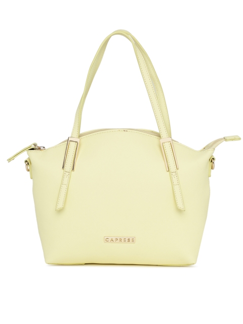 

Caprese Yellow Solid Shoulder Bag