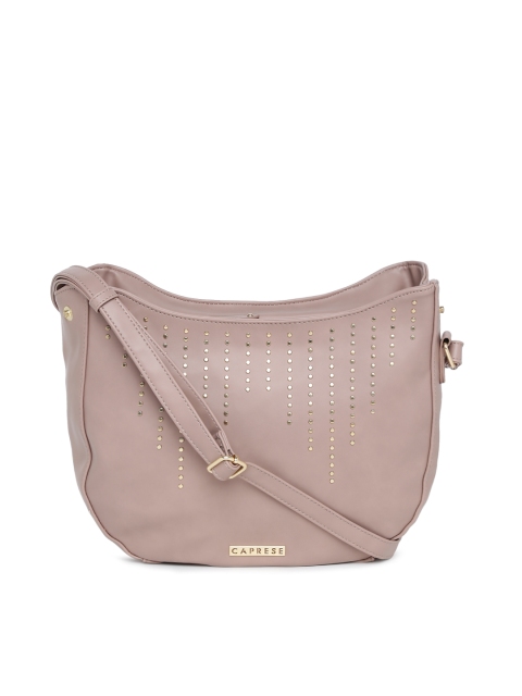 

Caprese Pink Solid Shoulder Bag