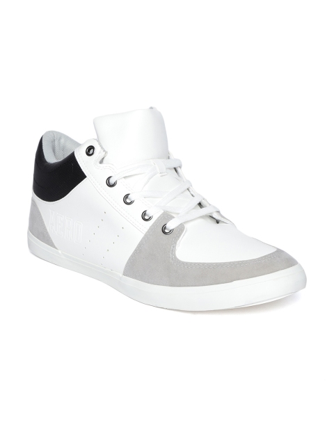 

Aeropostale Men White & Grey Colourblocked Sneakers