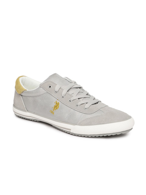 

U.S. Polo Assn. Men Grey Elmo Sneakers