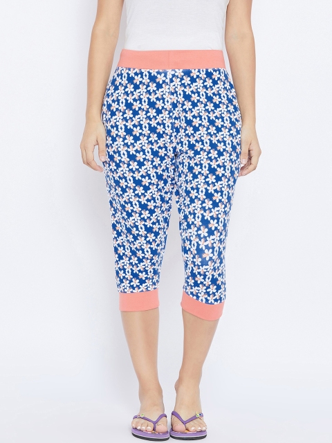 

C9 AIRWEAR Women Navy Blue & White Solid Regular Fit Capris CZ1608
