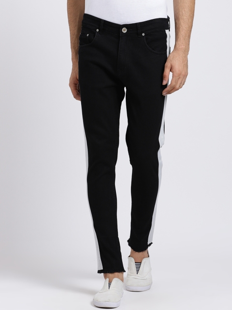 

REALM Men Black Skinny Fit Mid-Rise Clean Look Jeans