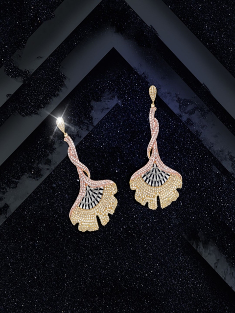 

shaze Gold-Plated Antique Contemporary Drop Earrings