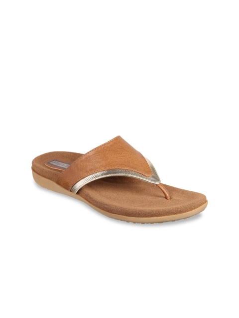 

Flat n Heels Women Tan Solid Synthetic Open Toe Flats