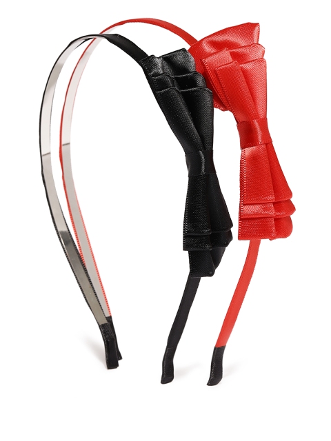 

Toniq Kids Set of 2 Black & Red Hairbands