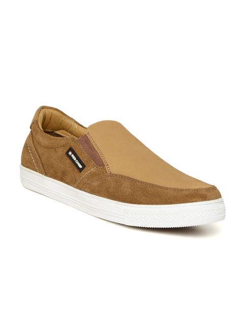 

Red Chief Men Brown Slip-On Sneakers