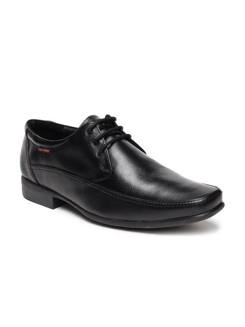 

Red Chief Men Black Leather Formal Derbys