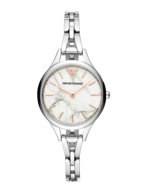 

Emporio Armani Women Silver-Toned Analogue Watch AR11167