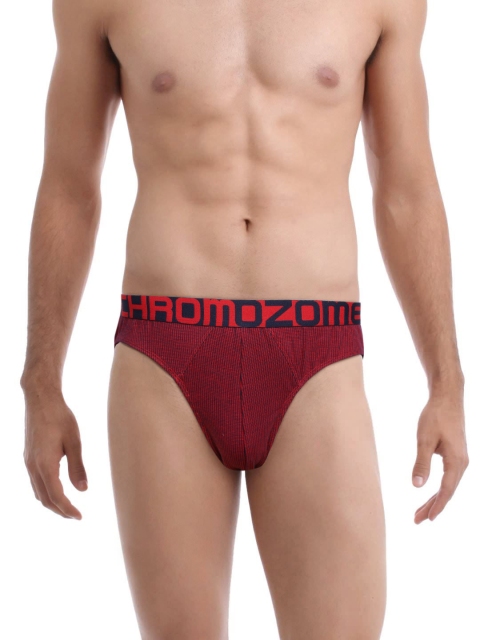 

Chromozome Men Red Checked Thongs VB 5