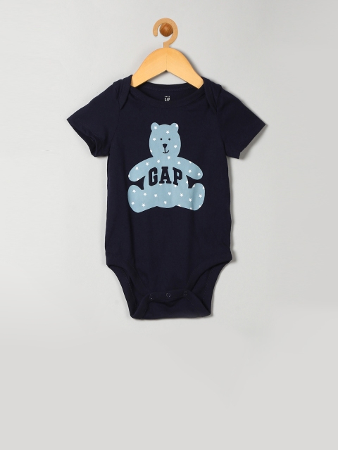 

GAP Girls Blue Logo Graphic Bodysuit