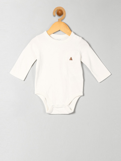 

GAP Girls White Brannan Pocket Bodysuit