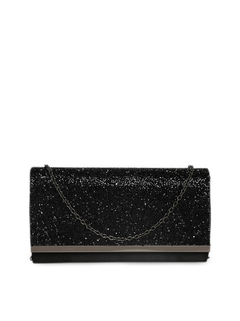 

Kazo Women Black Embellished Clutch