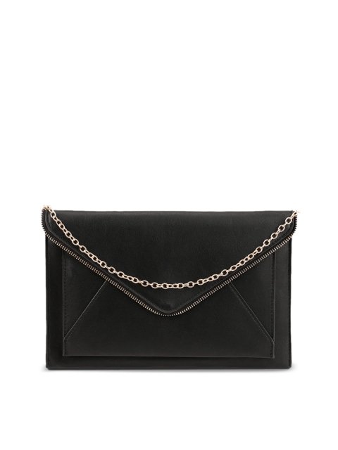 

Kazo Women Black Solid Clutch