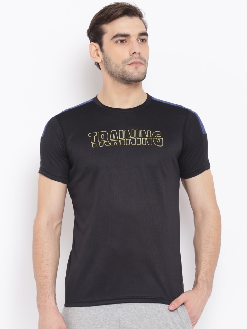 

Sweet Dreams Men Black Solid Round Neck T-shirt