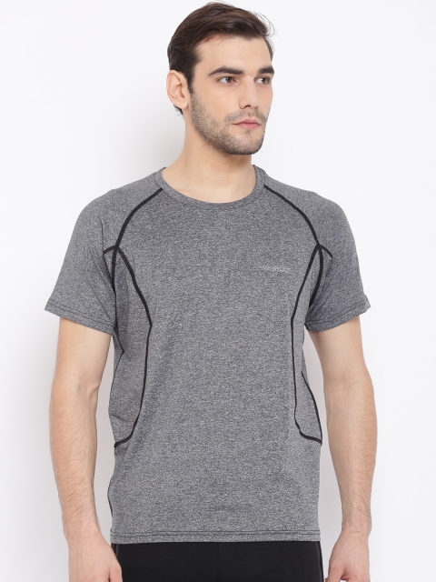 

Sweet Dreams Men Charcoal Grey Solid Round Neck T-shirt