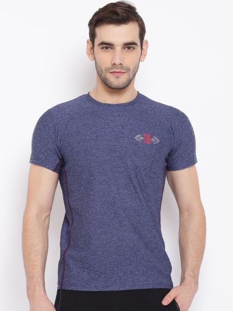 

Sweet Dreams Men Blue Solid Round Neck T-shirt