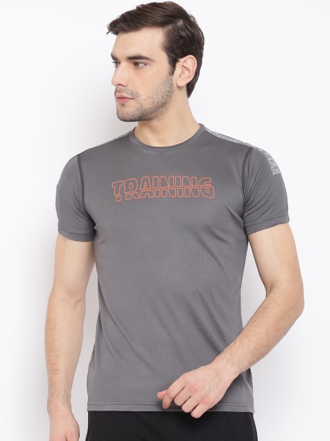 

Sweet Dreams Men Grey Solid Round Neck T-shirt