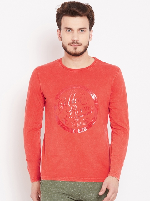 

Sweet Dreams Men Red Printed Lounge T-shirt MFT-172478