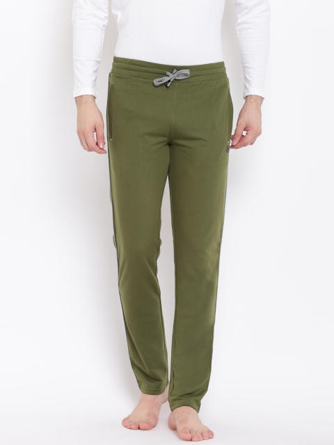 

Sweet Dreams Men Olive Green Solid Pyjamas MP-140478