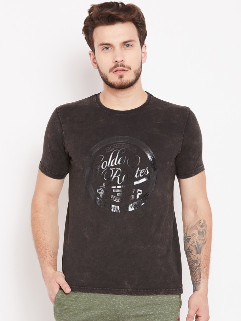 

Sweet Dreams Men Black Printed Round Neck Lounge T-shirt MT-161078