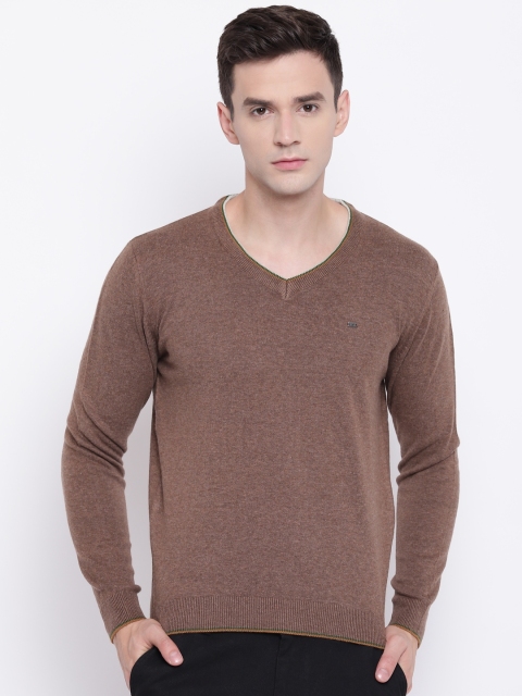 

Blackberrys Men Brown Solid Sweater