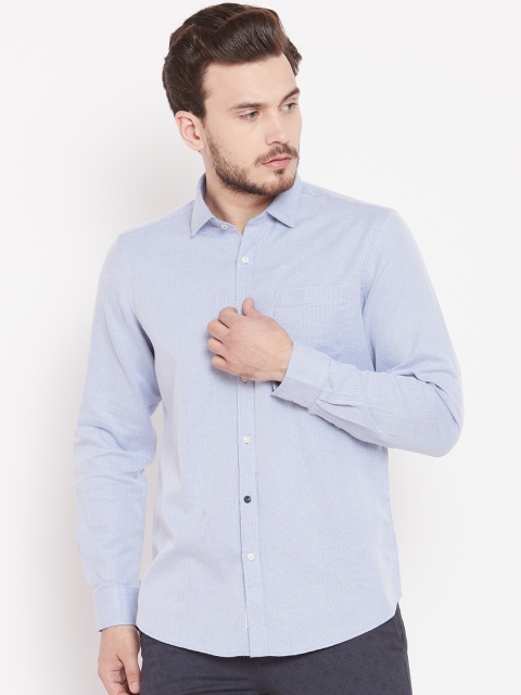 

Blackberrys Men Blue Slim Fit Solid Casual Shirt