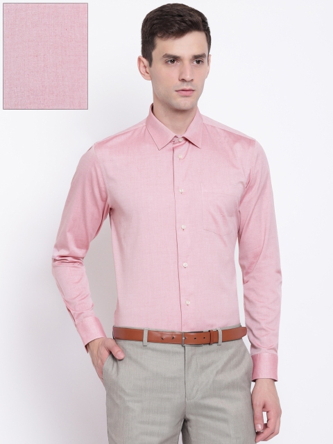 

Blackberrys Men Pink Slim Fit Solid Formal Shirt