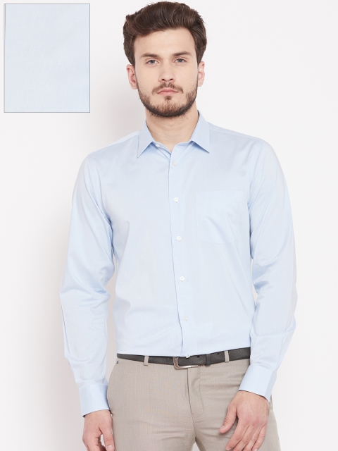 

Blackberrys Men Blue Slim Fit Solid Formal Shirt